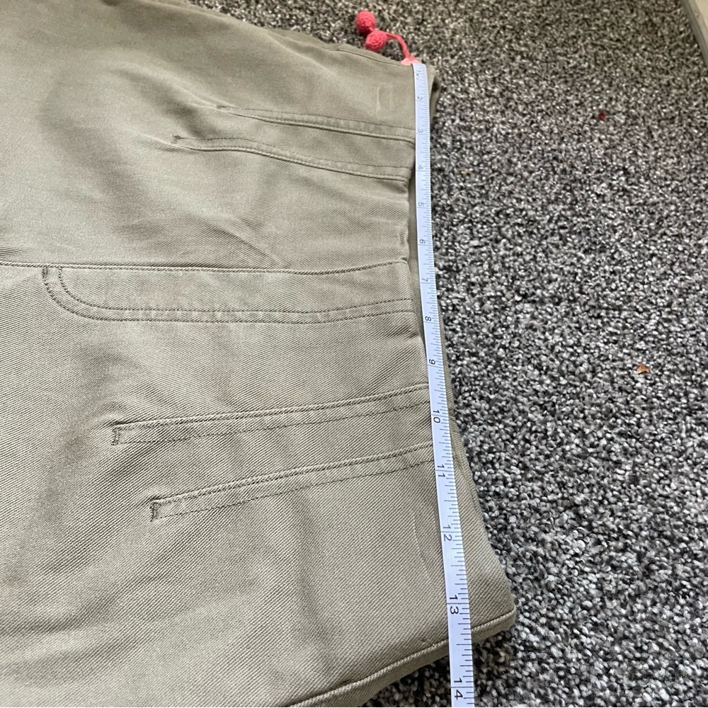 Spanx Twill Cropped Wide Leg Pants in Tucson Olive Women’s Flare Size Small - Picture 10 of 10